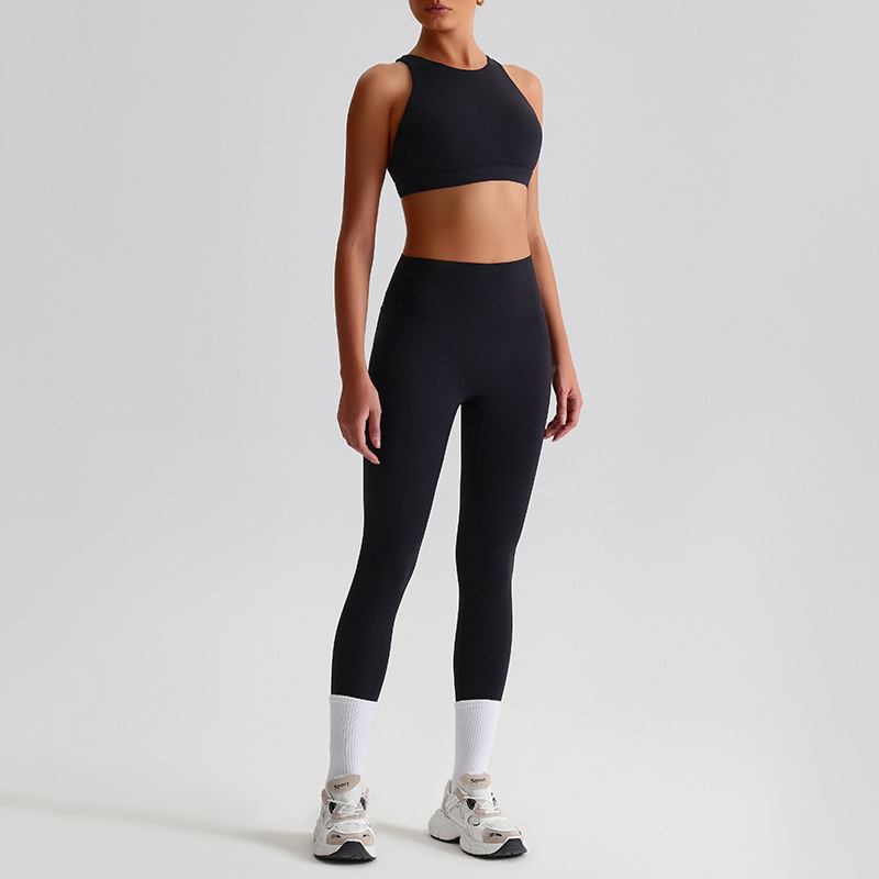 Custom Two Piece Active Outfit Gym Fitness Yoga Athletic Workout Running Sports Apparel for Women