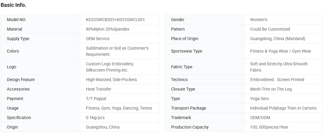 Professional Sportswear Overview