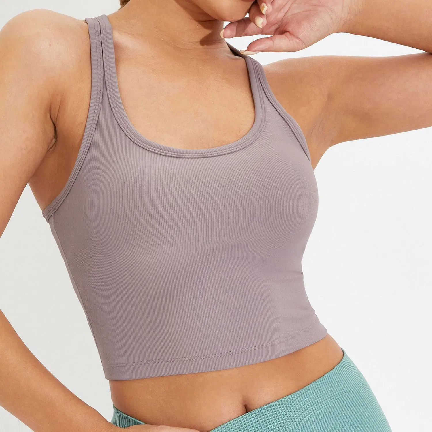 OEM Customized Gym Bra for Woman Activewear Stretchy Yoga Crop Tank