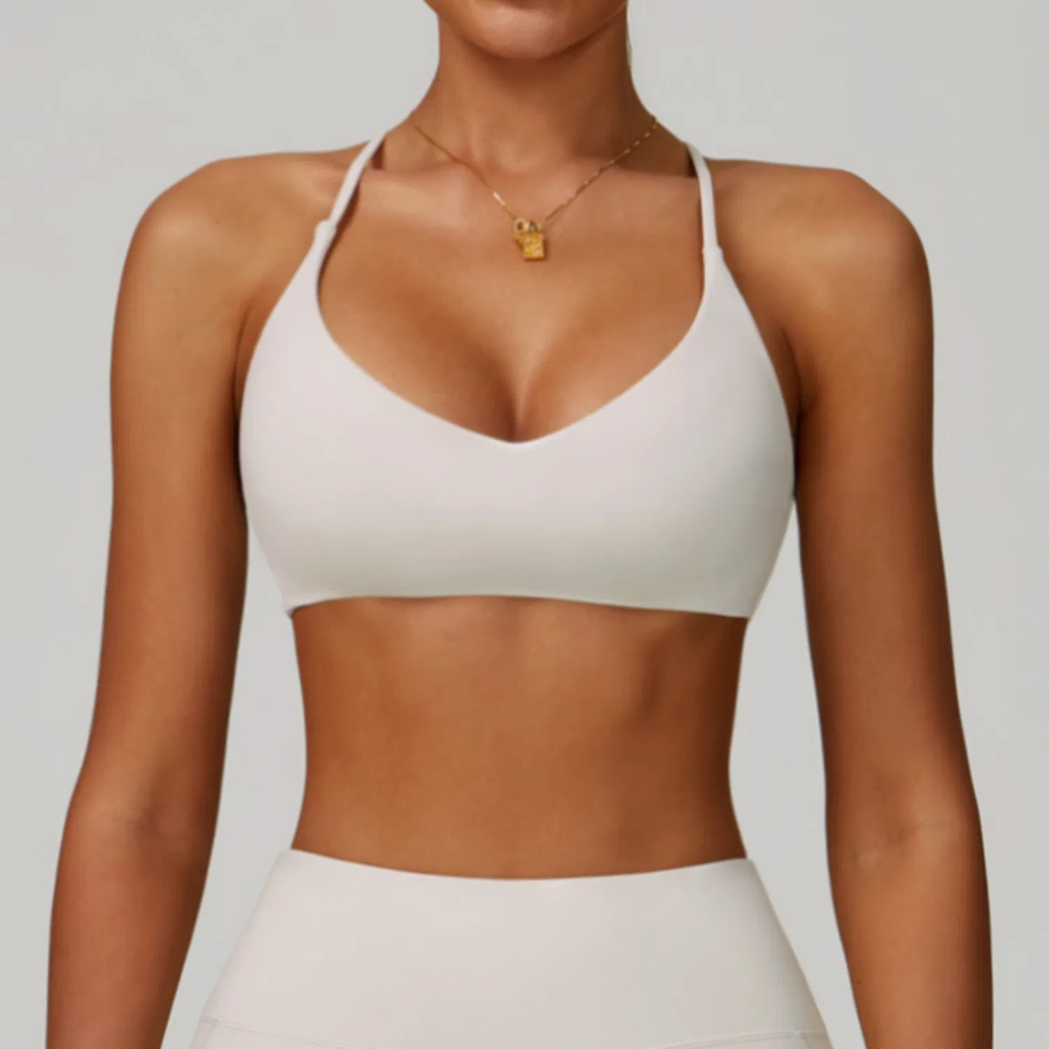 Versatile Everyday Sports Bra, Crisscross Back for Enhanced Support, Soft Removable Inserts, Perfect for Training, Lounge and Casual Wear