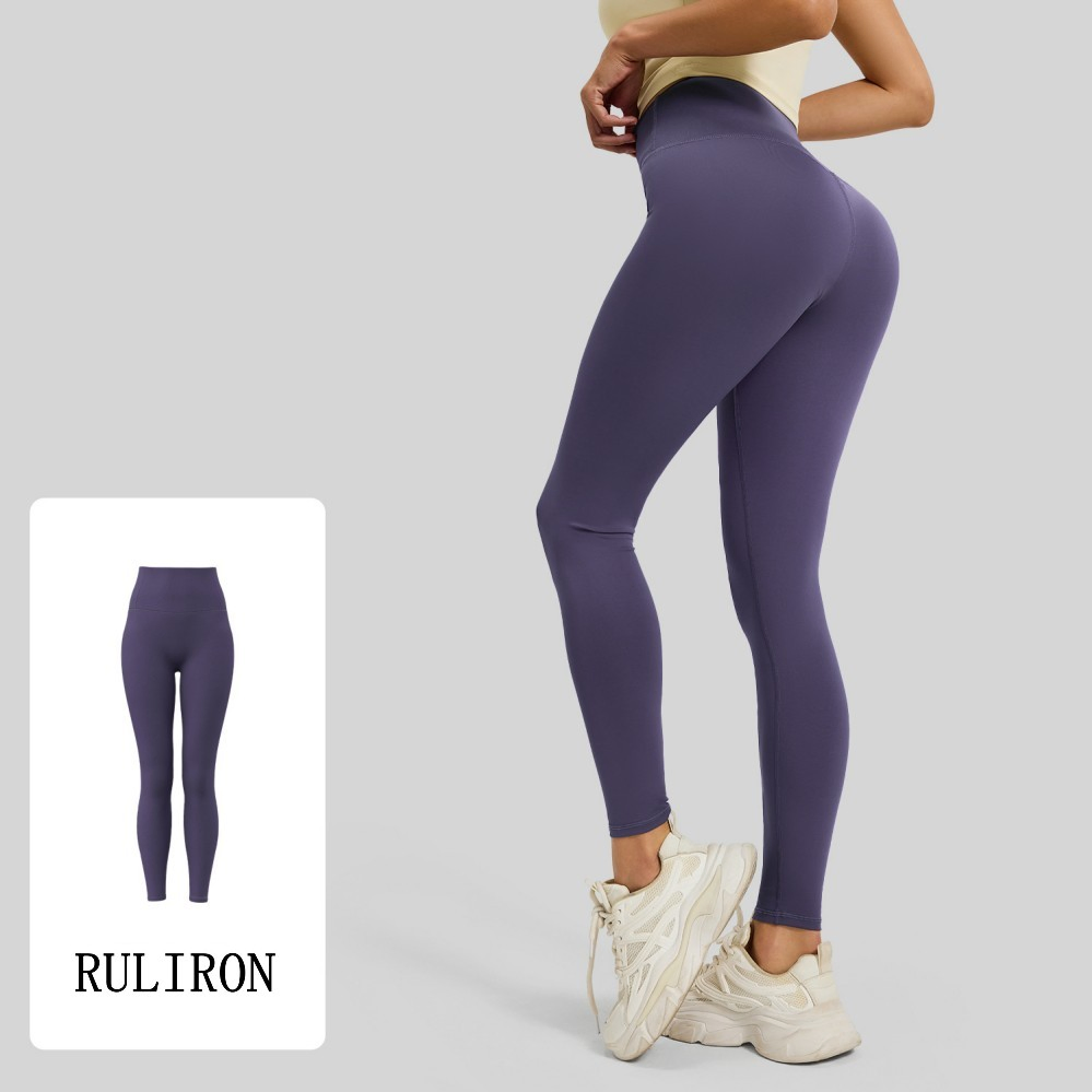 Women's Gym High Waist Yoga Pants Sports Running Workout Athletic Nude Feel Leggings 83% Polyester 17% Spandex