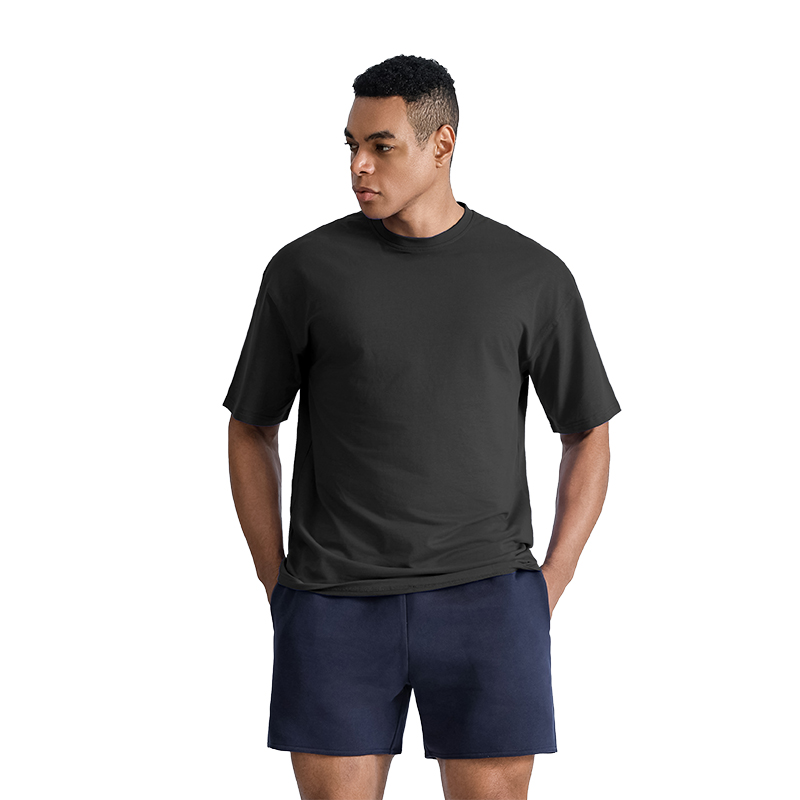 Men's Custom Oversized Gym Sports Shirts High Quality Cotton Training Running Digital Puff Printing Graphic Plus Size Tee Shirts