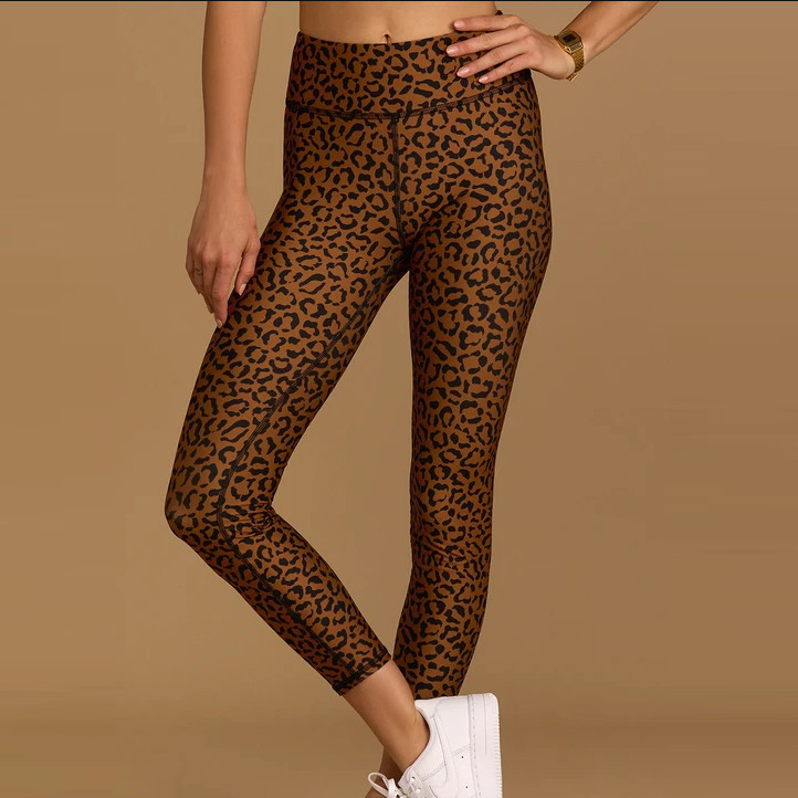 Custom Leopard Print Bulk Gym Clothing Fitness Women′ S Sports Apparel