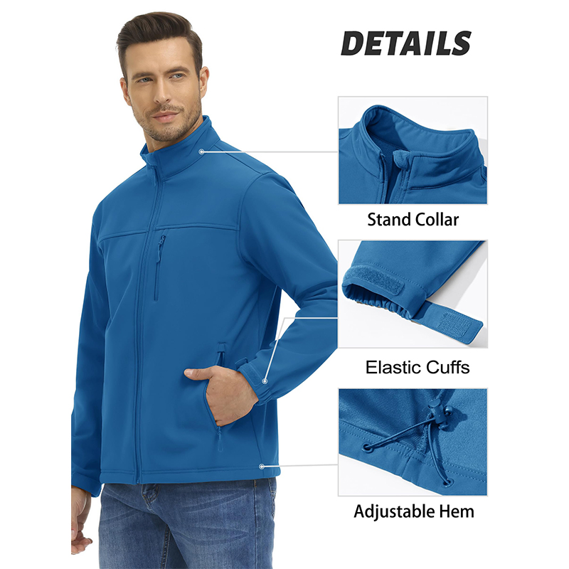 Winter Best Outdoor Sports Fleece Lined Tactical Softshell Jacket Mens
