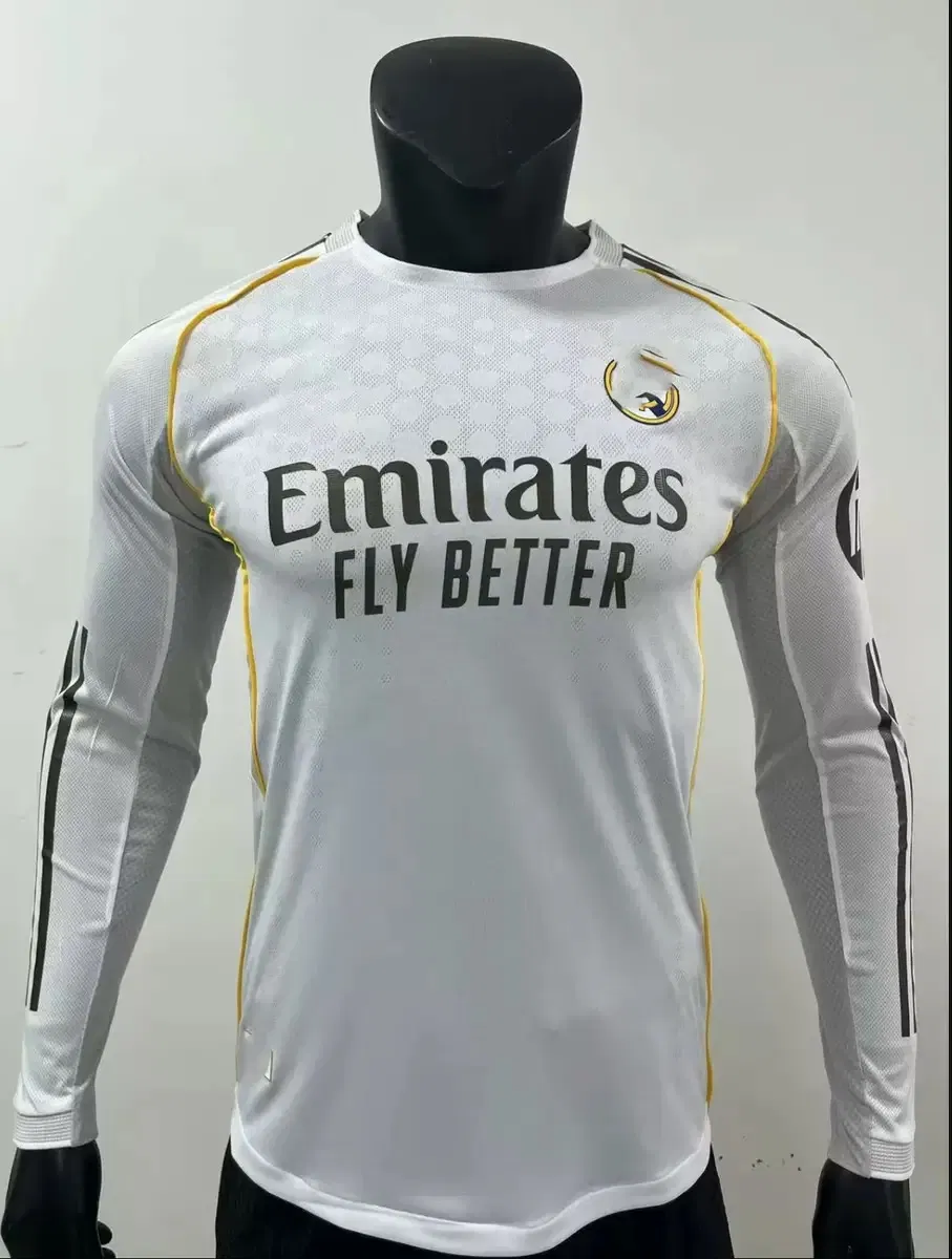 2526 Long Sleeve Men's Football Jerseys Team Training Football Shirt Soccer Wear