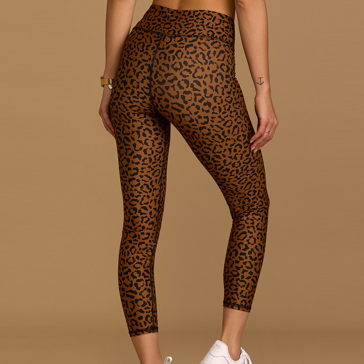 Custom Leopard Print Bulk Gym Clothing Fitness Women′ S Sports Apparel