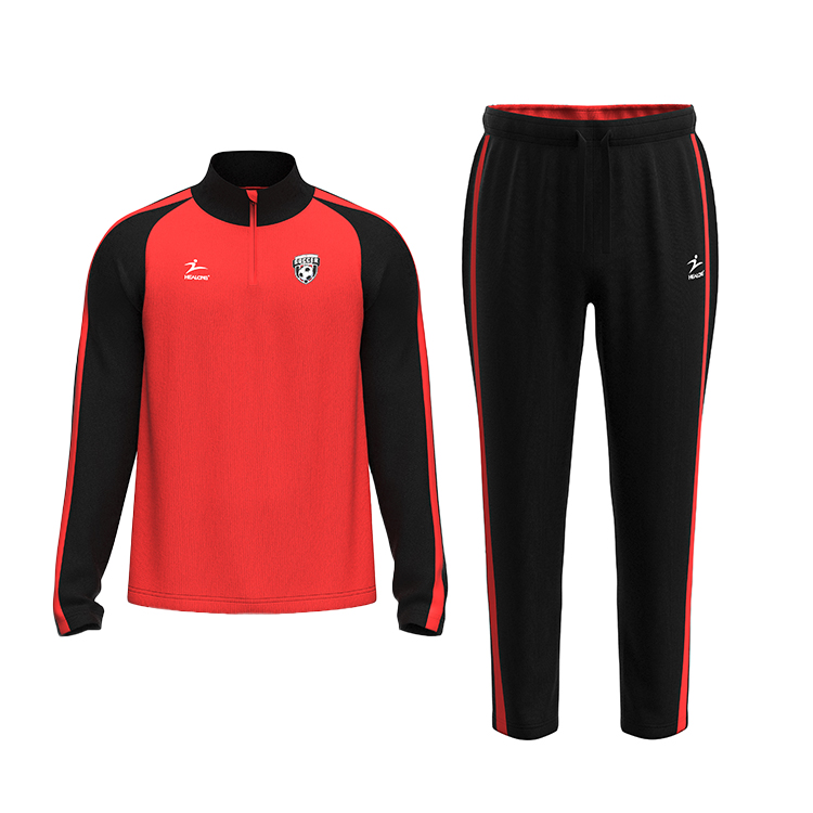 Wholesale High Quality Team Soccer Wears Uniforms Custom Sublimation Team Tracksuit Wear