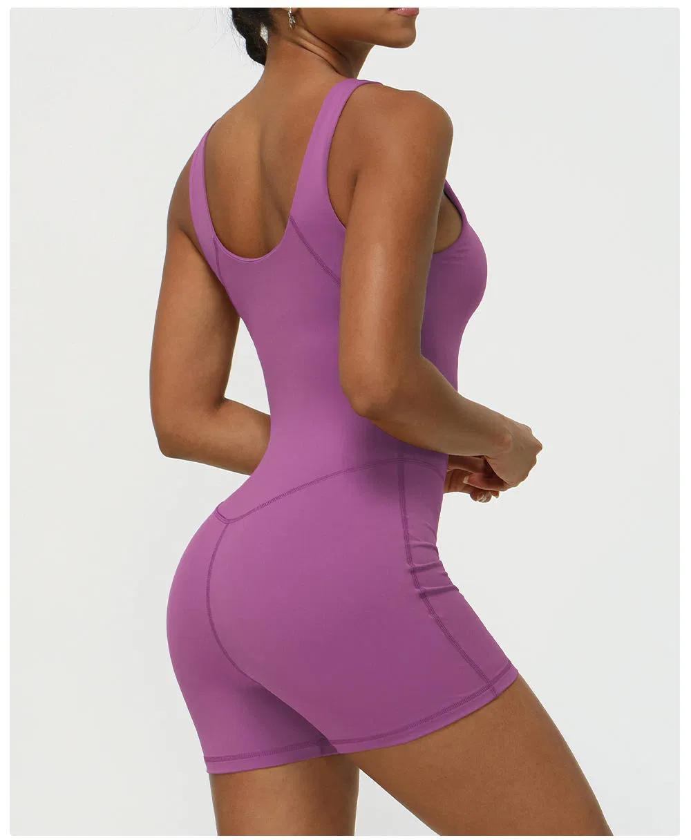 Custom New Design One Piece Jumpsuit Activewear Jumpsuits Women's Gym Jumpsuit