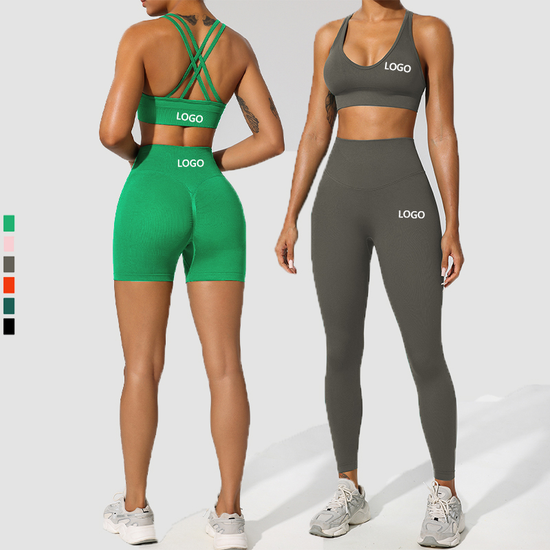 Seamless Yoga Sports Workout Premium Womens Gym Fitness Sets Wear Women Sportswear 2024 Clothing Gym Activewear for Women
