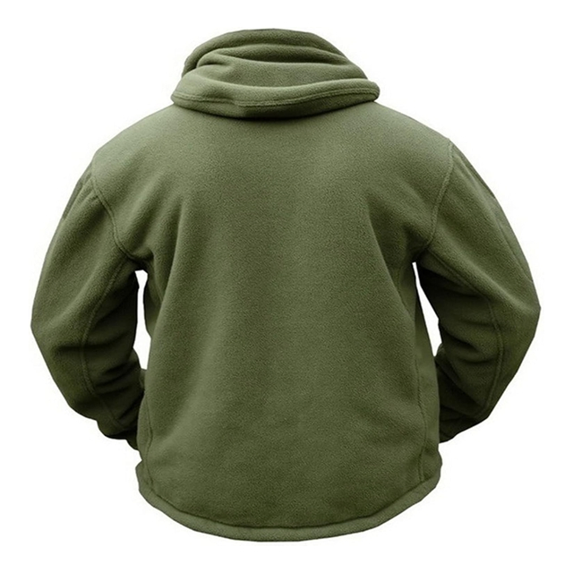 Conmr Men's Windproof Fleece Jacket for Outdoor Sports