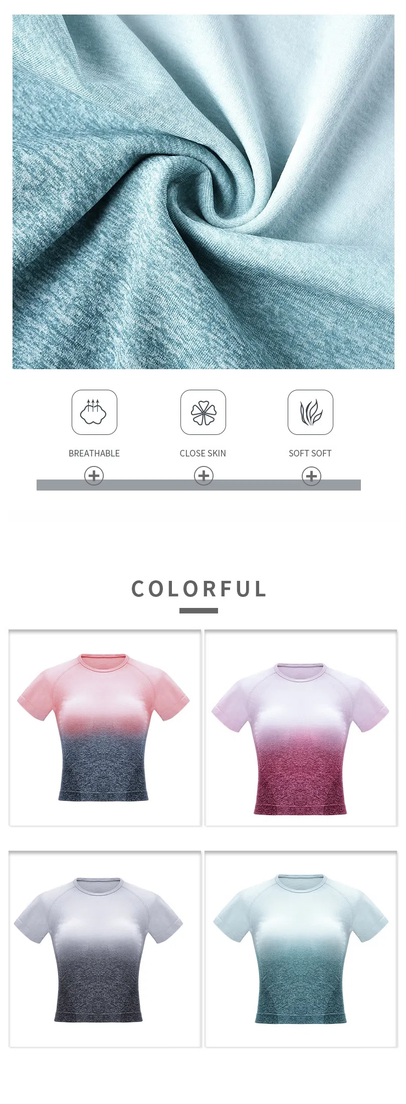 Womens Fitness Workout Top