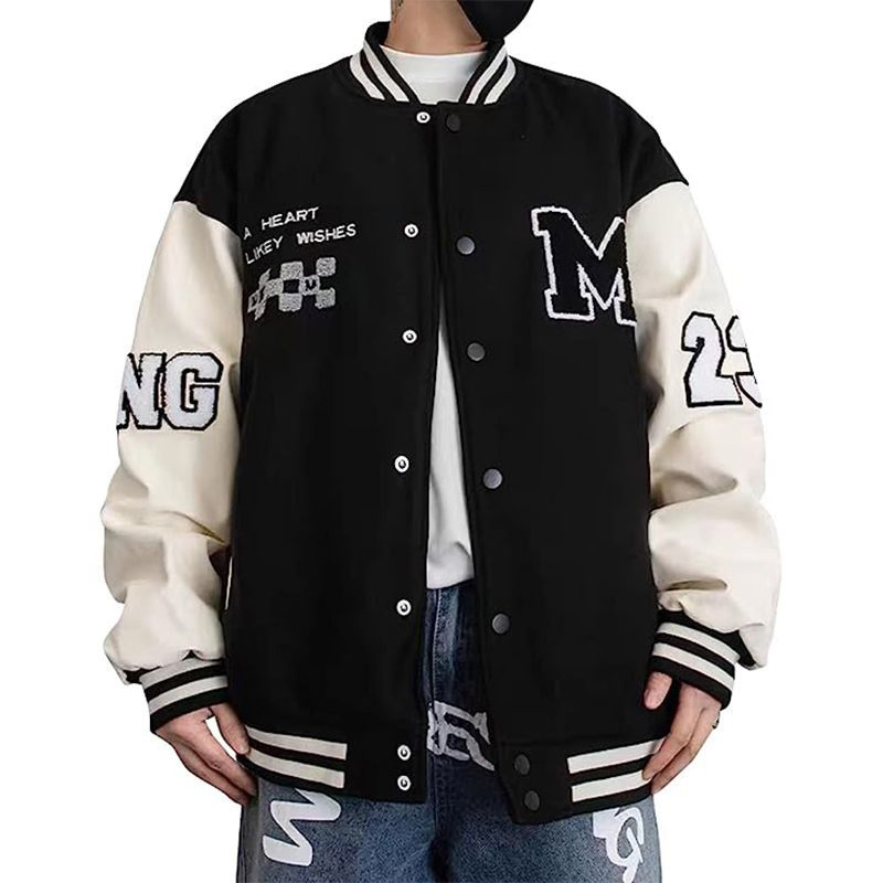 Custom Varsity Pullover Baseball Jacket College Sports Outer for Men