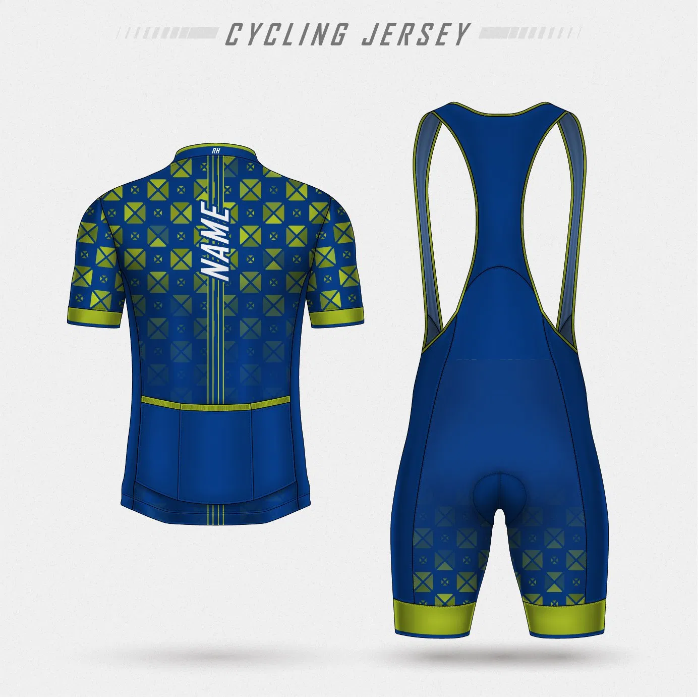 China Factory Custom Mens Cycling Apparel with High Quality, Full Zipper Ropa De Ciclo