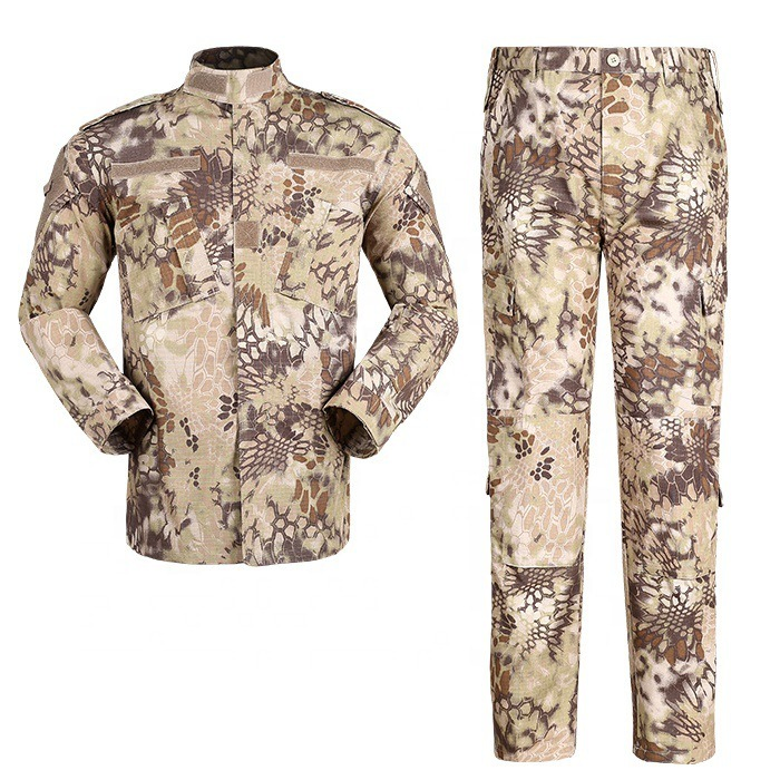 Men's Camouflage Tactical Outdoor Sportswear Wear Resistant Work Uniform Set