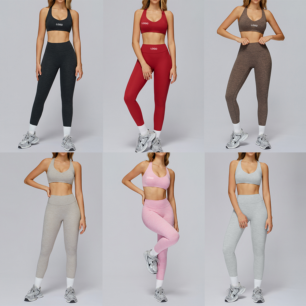 Gym Clothes Yoga Active Wear 3 Pcs Workout Sets Sports Bra Long Sleeve Full Zip Jacket and Butt Lifting Leggings Sets for Women