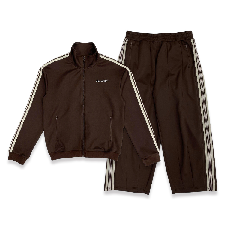Custom Jacket and Pants Set Sports Fashion Oversize Design Embroidery Gym Running Street Tracksuit