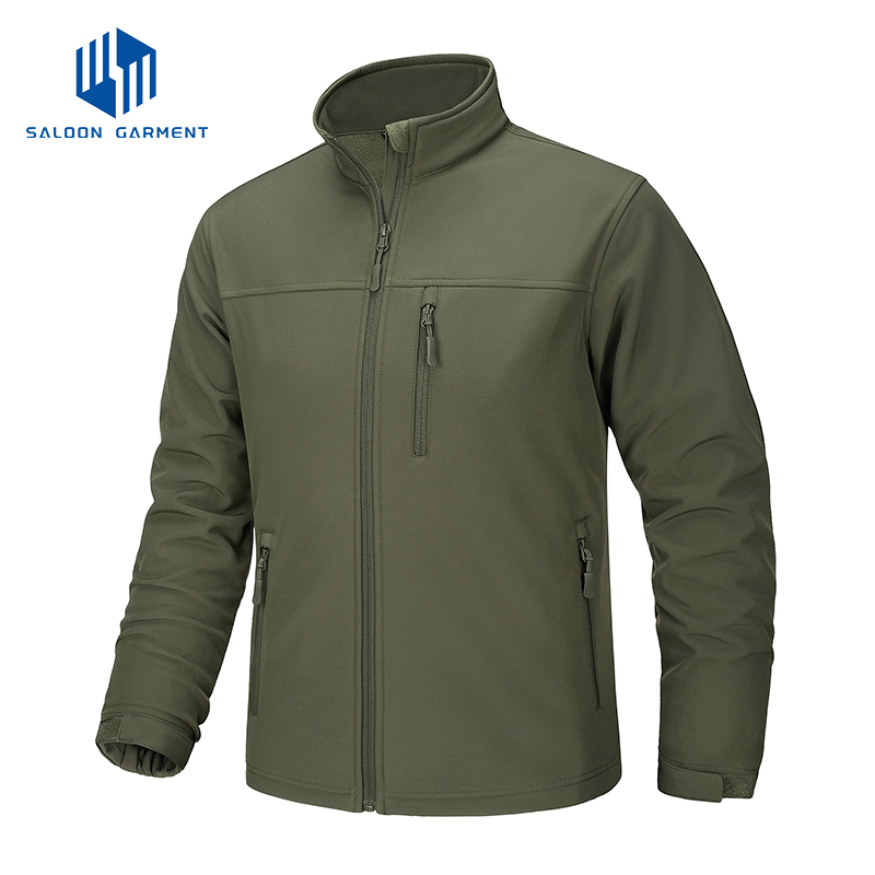 Men Winter Outdoor Sports Wear Windbreaker Fleece Coat Tactical Gear Softshell Jackets