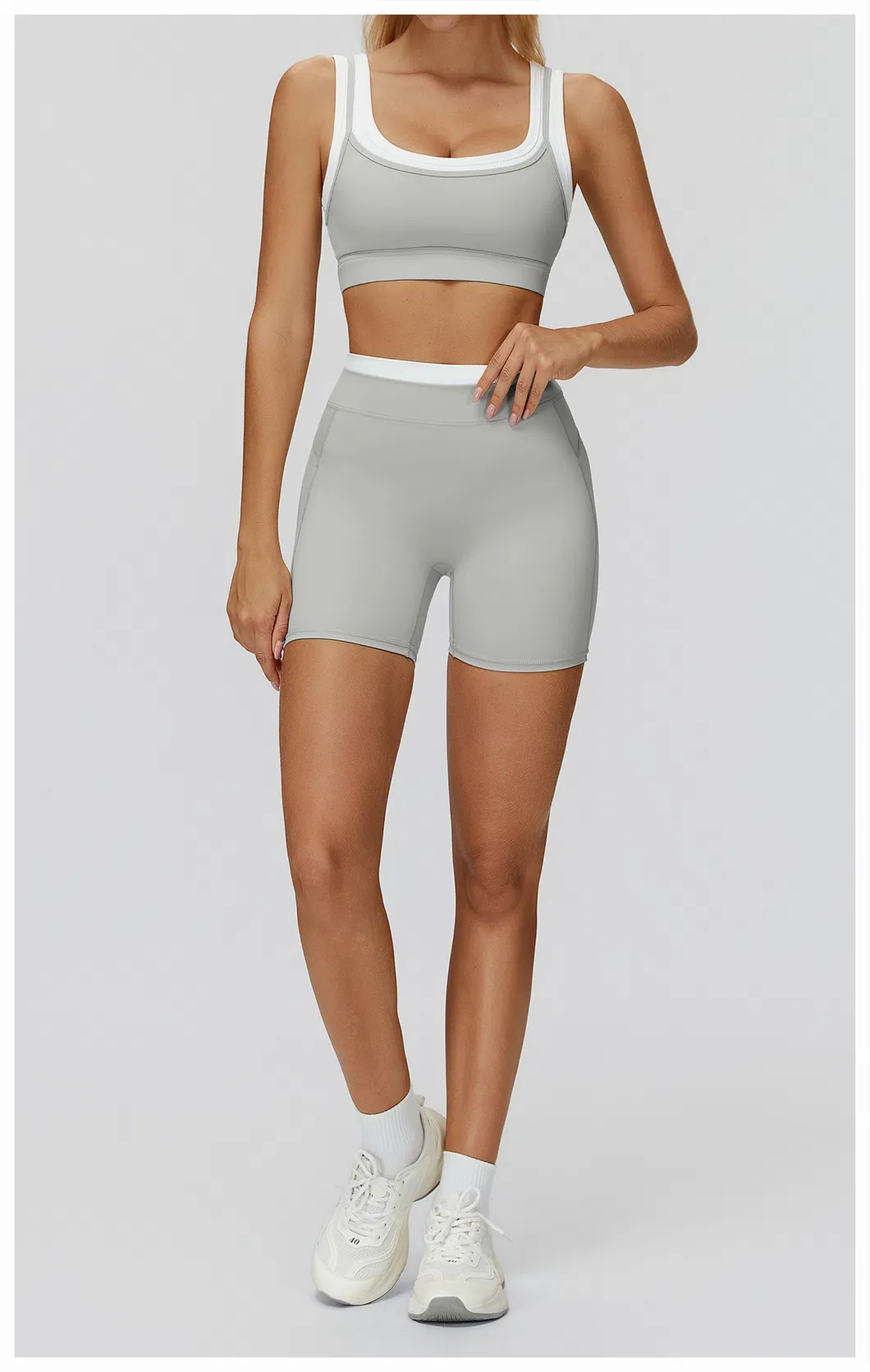 Workout Bra & Yoga Shorts 16
