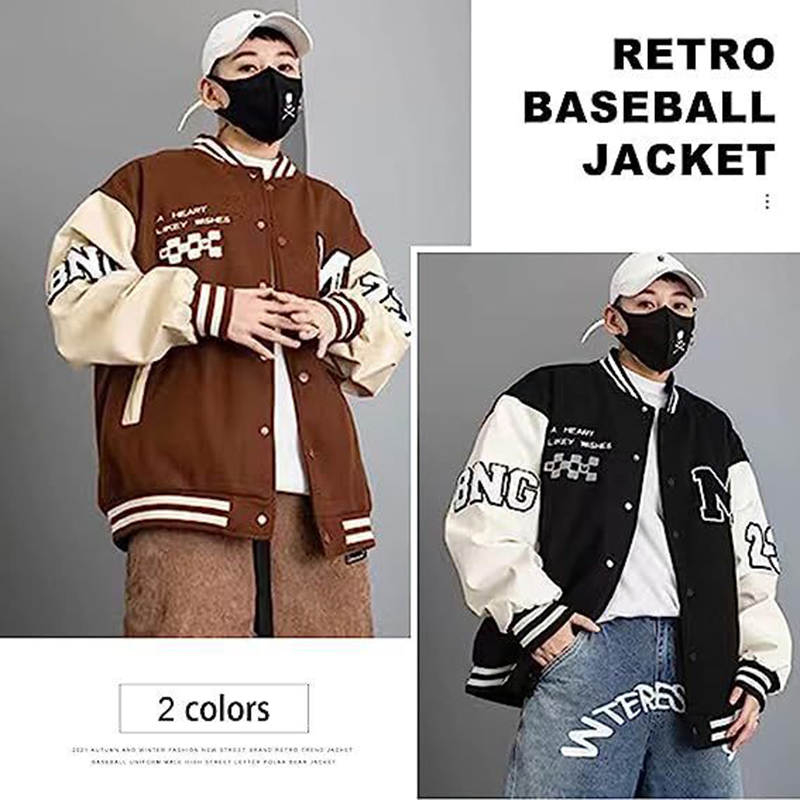 Custom Varsity Pullover Baseball Jacket College Sports Outer for Men