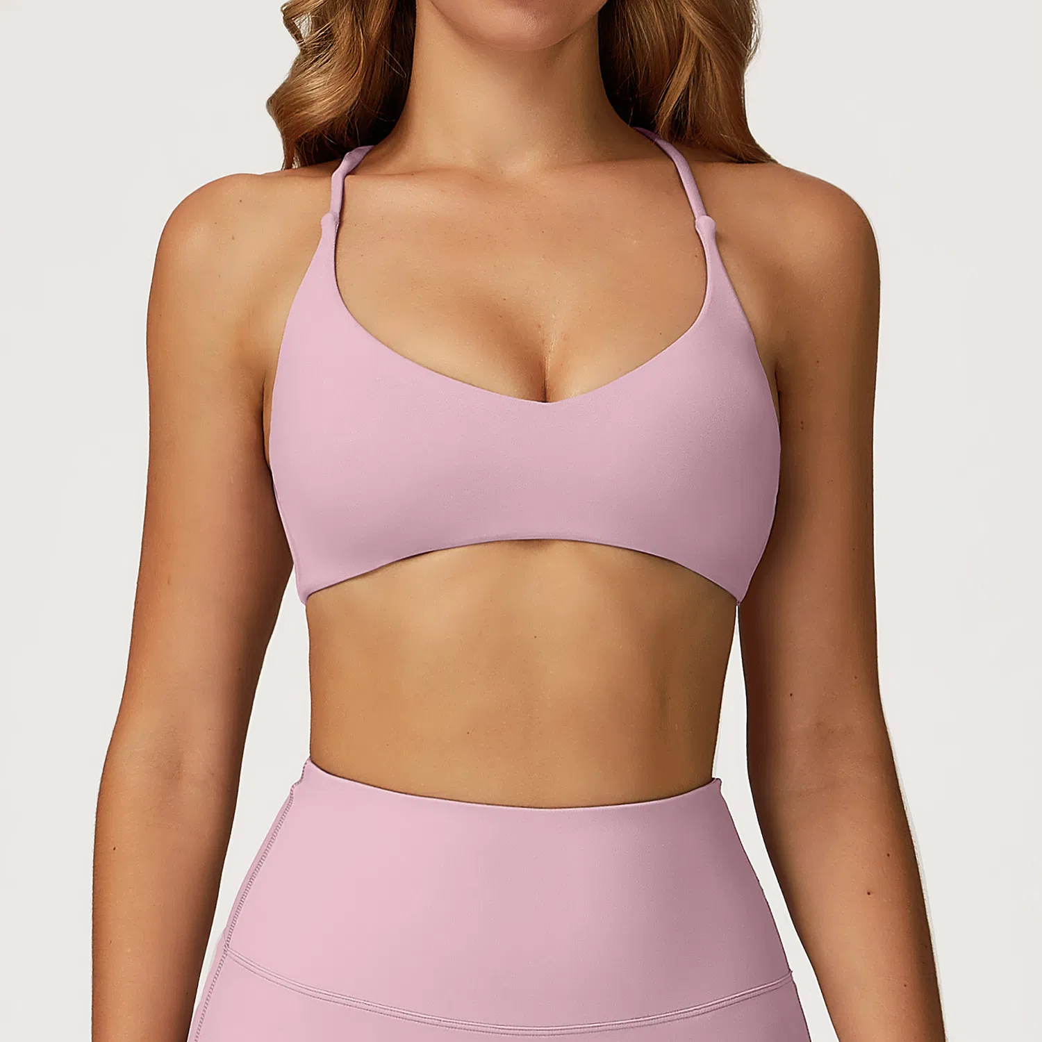 Versatile Everyday Sports Bra, Crisscross Back for Enhanced Support, Soft Removable Inserts, Perfect for Training, Lounge and Casual Wear