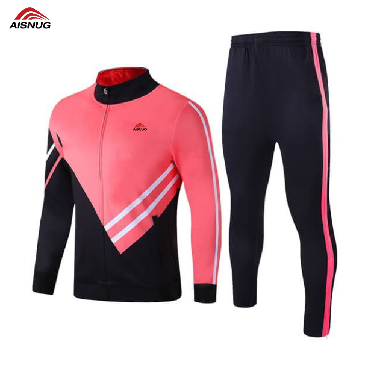 Gym Plain Sweatshirts Reflective Custom Latest Fashion High Quality Men Polyester Womens Tracksuits 2 Piece Set