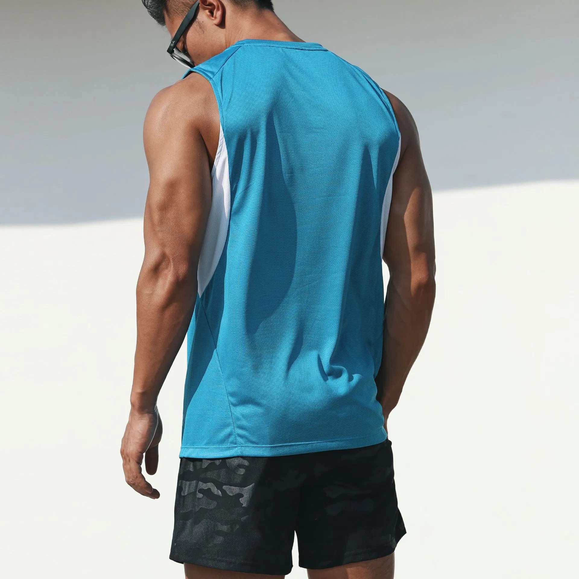 Vest Manufacturers Wholesale New Quick-Drying Vest Loose Breathable Casual Fitness Sleeveless Shirt Running Sportswear for Men