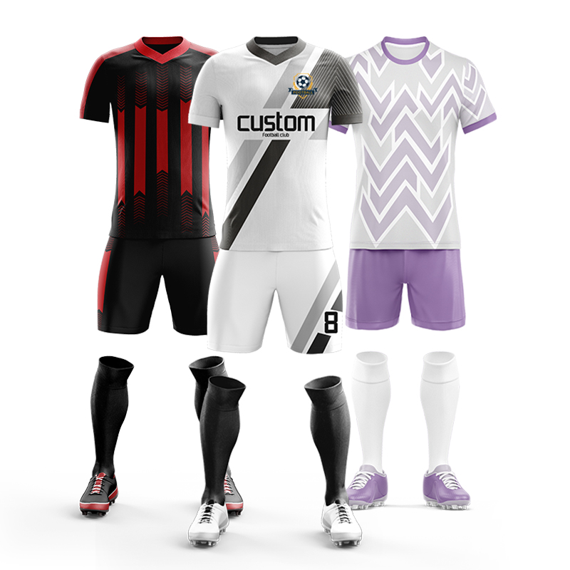 Custom Jersey Soccer Clothing for Men Jersey Manufacturer Youth Football Uniforms for Team Sets