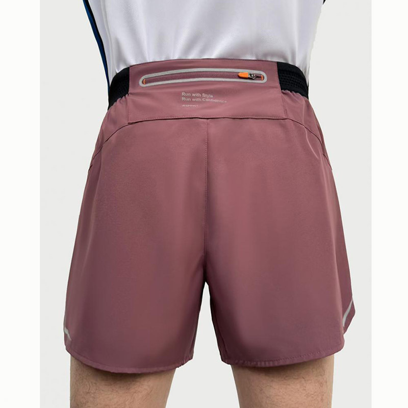 OEM Manufacturer Seamless Fit Marathon Sport Trunks With Pockets 3/4 Length Summer Quick Dry Men's Running Shorts