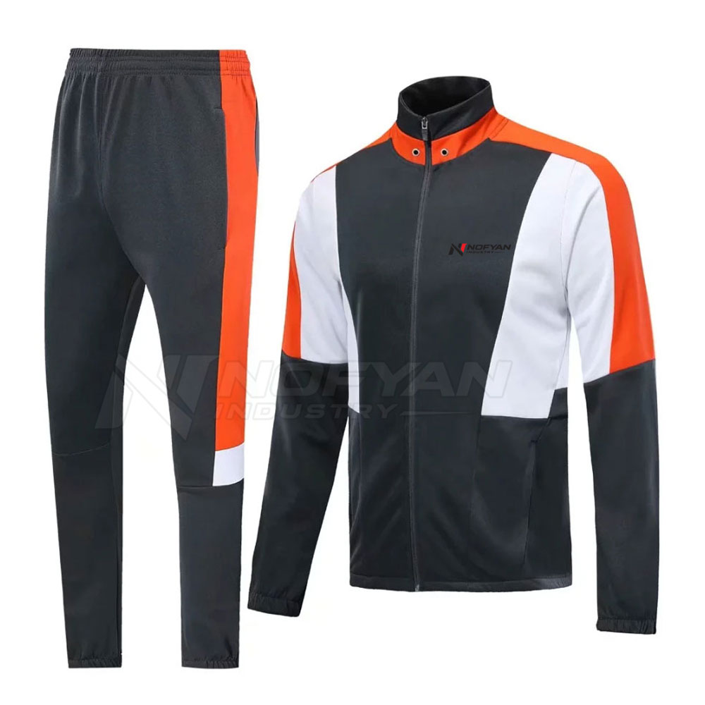 Trendy Men Tracksuit Athletic Outfit Durable Fabric Perfect For Gym Fitness Training Running And Casual Wear