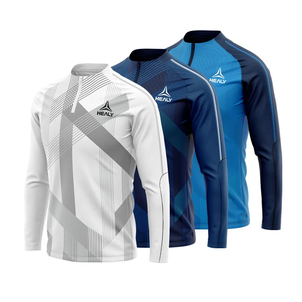 Slim-Fit Long Sleeve Custom Logo Jacket Manufacturer Football Club Sportswear