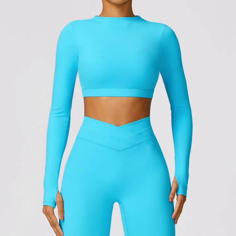 Wholesale High Quality Breathable Women Gym Yoga Suit Butt Lifting Sexy Fitness Cross V-Shape Belt Leggings Yoga Sets