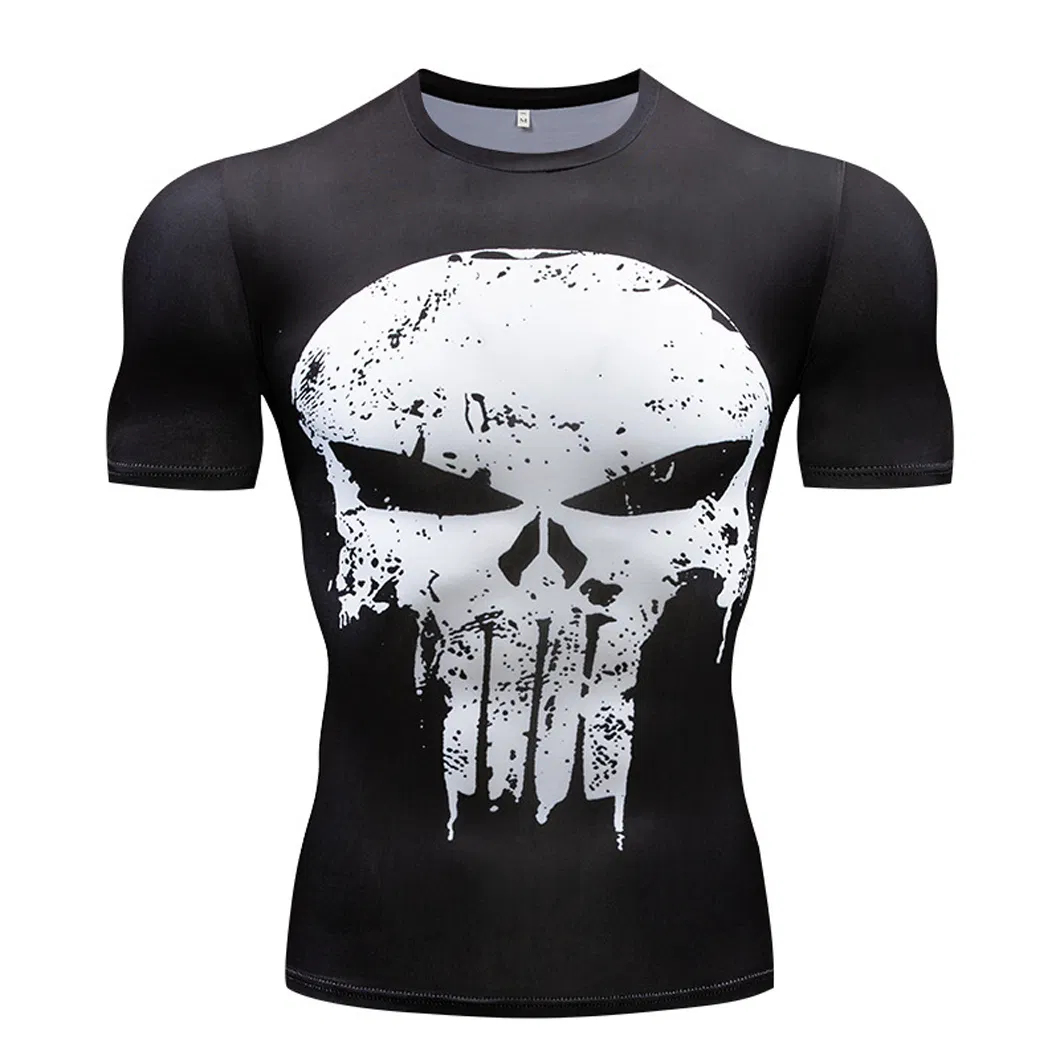 Custom Logo Sublimation Tight Fitness Wears Wholesale Compression Shirts