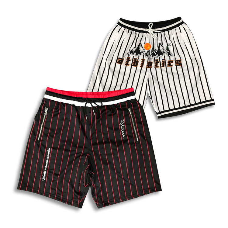 Wholesale Men′ S Basketball Jersey Custom Sublimated Printing Sportswear Design Embroidery Logo Sports Casual Retro Mesh Basketball Shorts