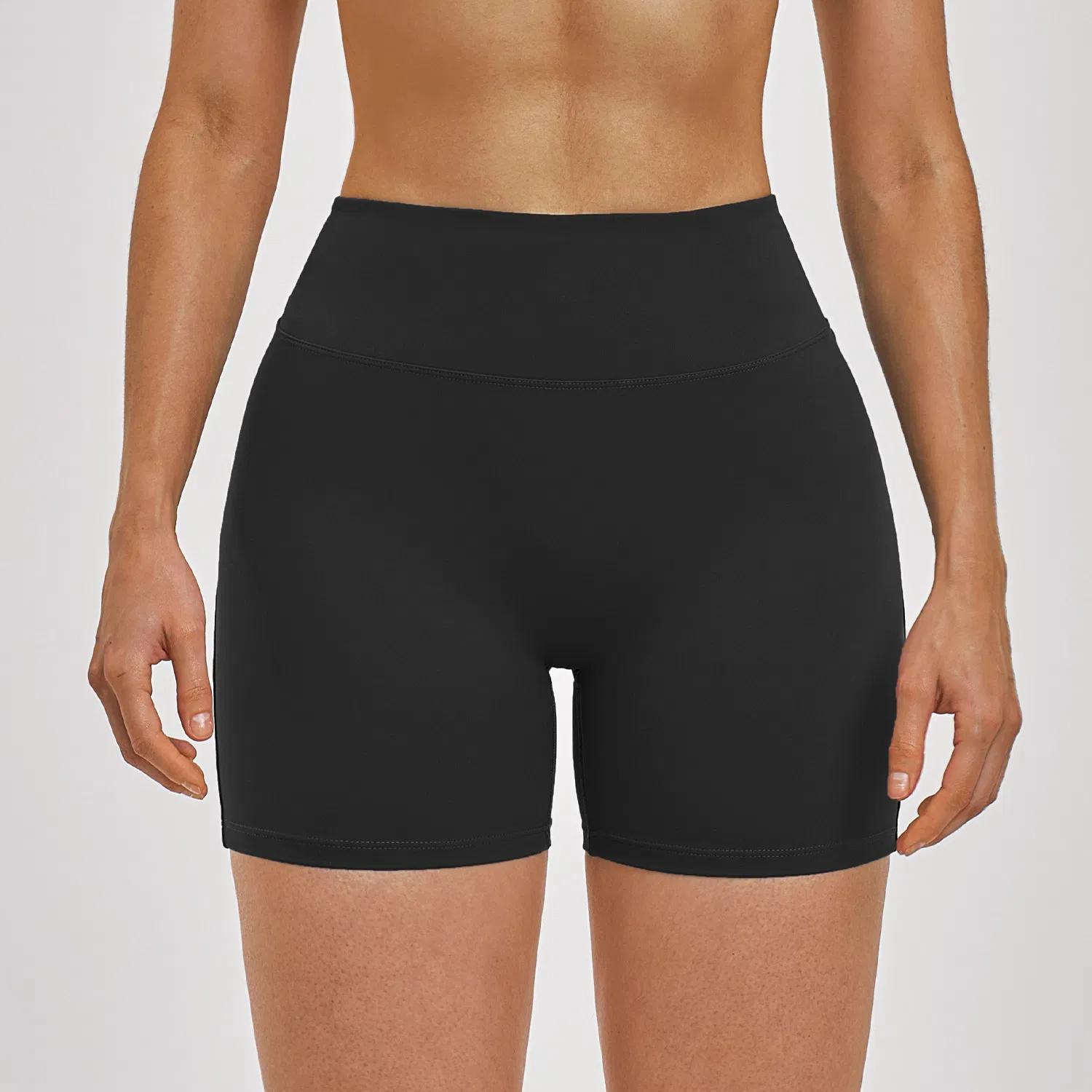Stretch Comfort Gym Sport Suits Shorts for Females High Waisted Yoga Training Apparel Free Shipping