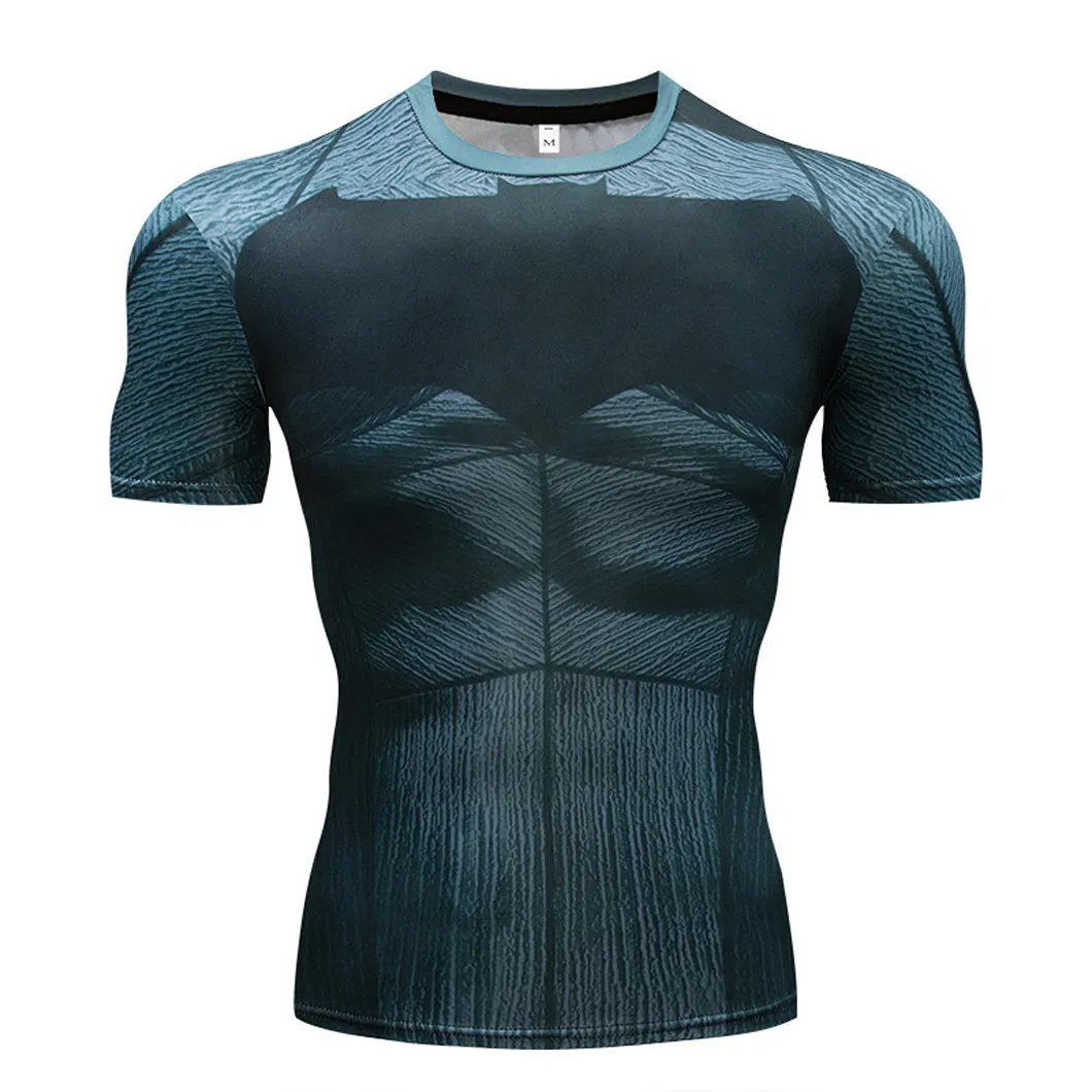 Custom Logo Sublimation Tight Fitness Wears Wholesale Compression Shirts