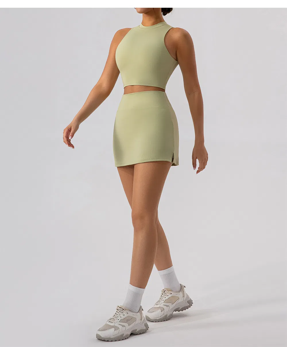 High Neck Padded Tank Top