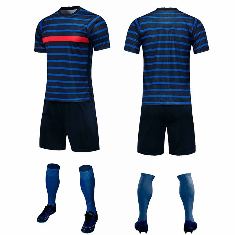 Design Football Kit 2022 Adult Kids Soccer Jersey Football Training Sets Blank Version Custom Name Number Logo Jersey Wear