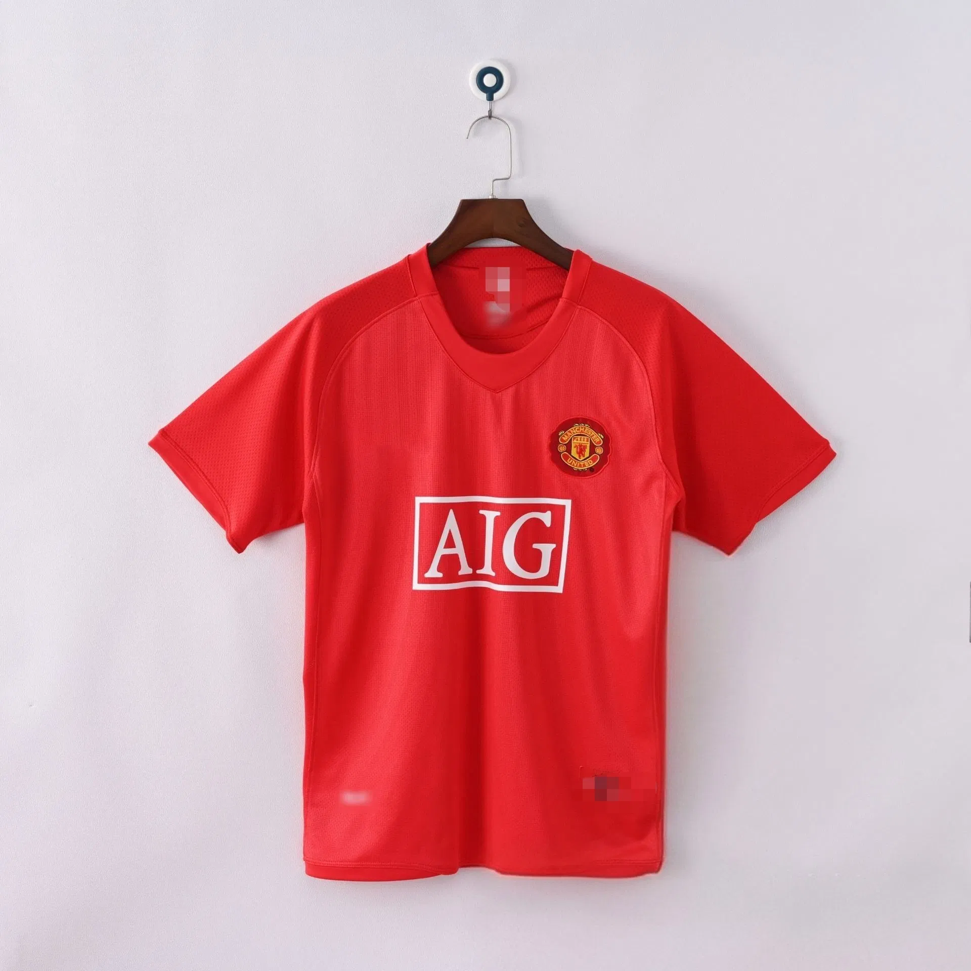 06/07 White Top Quality Custom Name Men's Kids Short Sleeve Soccer Wear for Football Training Suit Sports Running