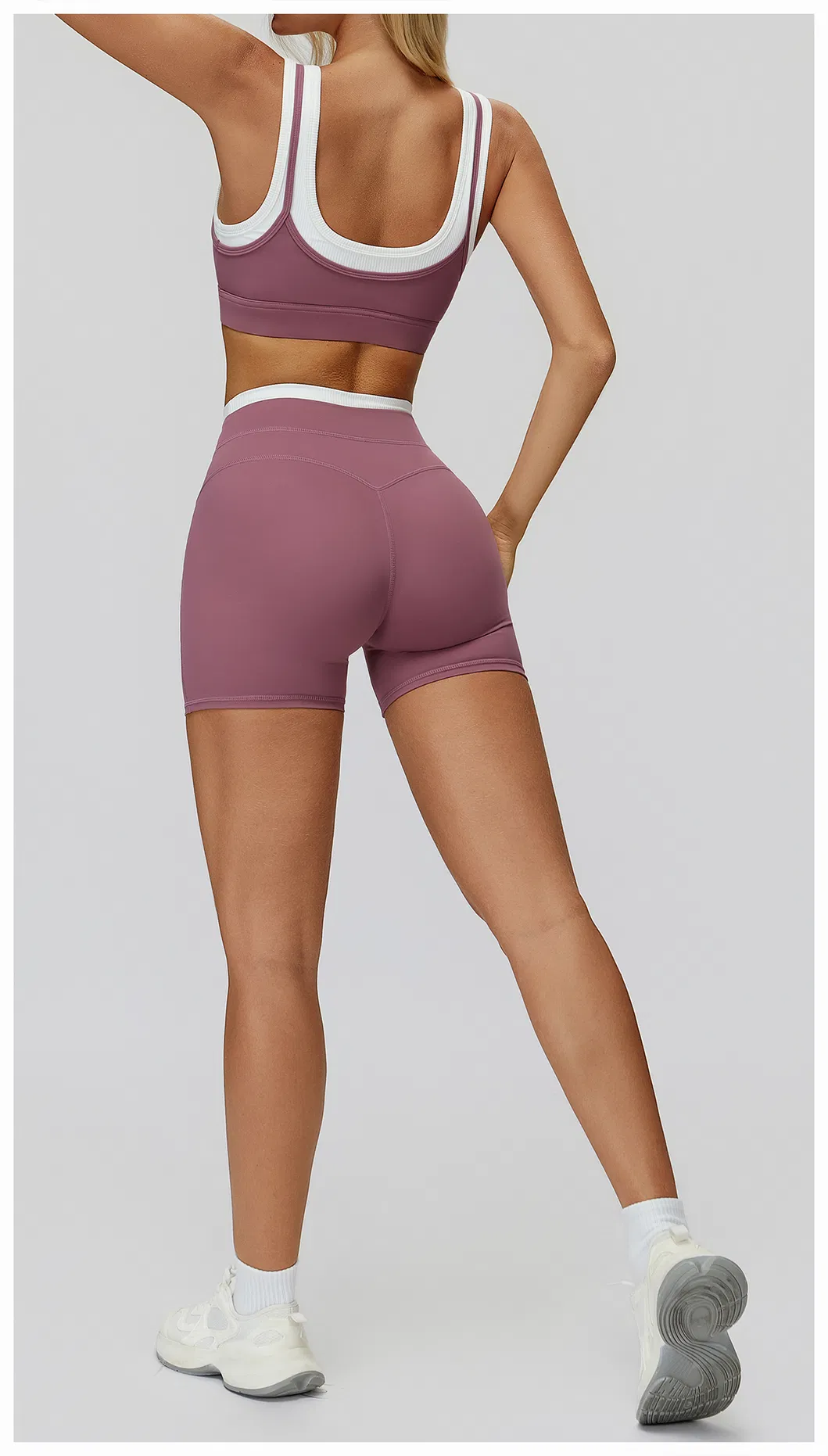 Workout Bra & Yoga Shorts 11