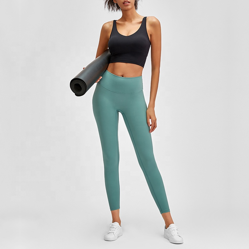 Fitness Seamless Leggings Bra Yoga Set Acid Wash Ribbed Sportswear Womens Gym Activewear