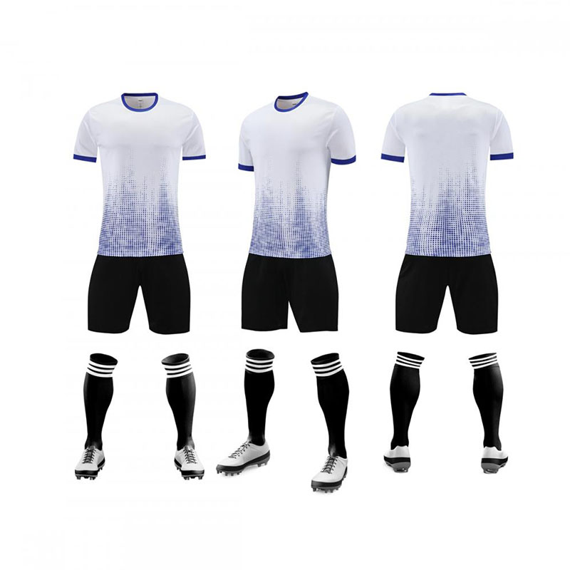 Wholesale Factory-Made Soccer Wear Uniform Sets Customized with Football Team Name Sports Clothing