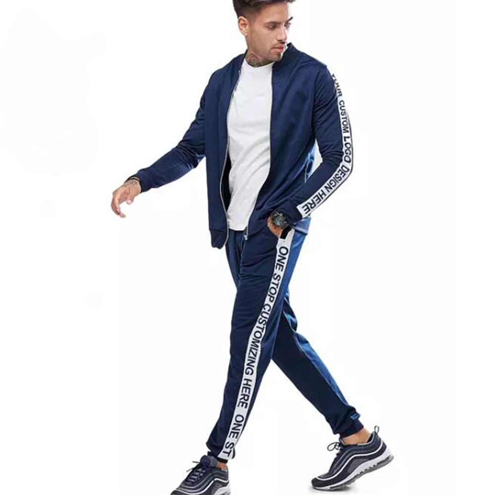 Gym Joggers Training Slim Fitted Mens Plain Jogging Suit Design Your Own logo Tracksuit