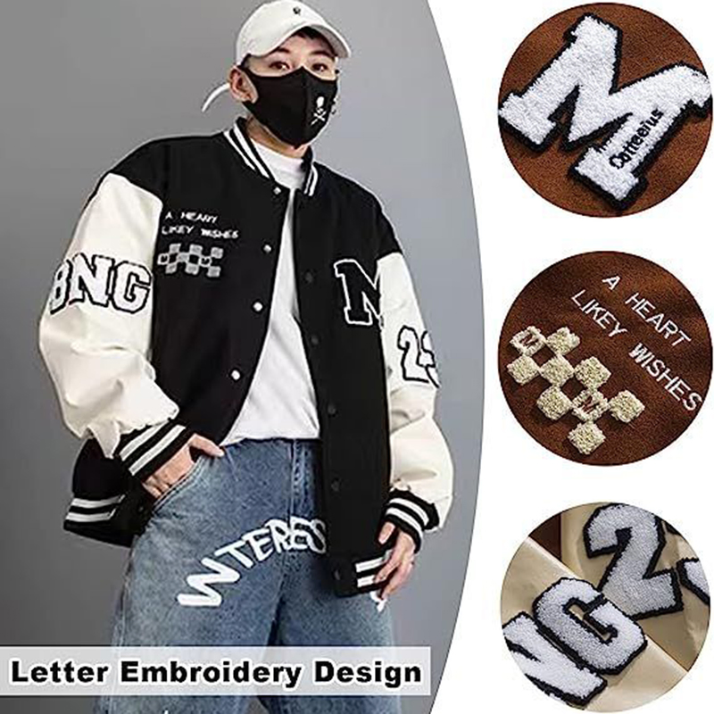 Custom Varsity Pullover Baseball Jacket College Sports Outer for Men