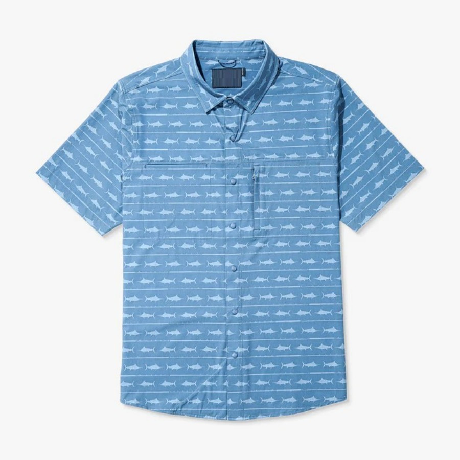Wholesale B2b Men Customizable Color Quick Dry UV Protection Breathable Light Weight Performance Fishing Apparel Wholesale Fishing Apparel