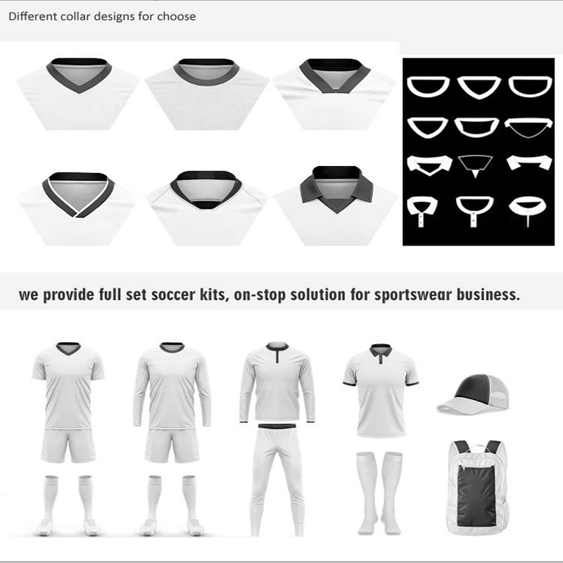Football Uniform Set Custom Digital Print Breathable Durable Anti Tear Summer Sports Team Apparel
