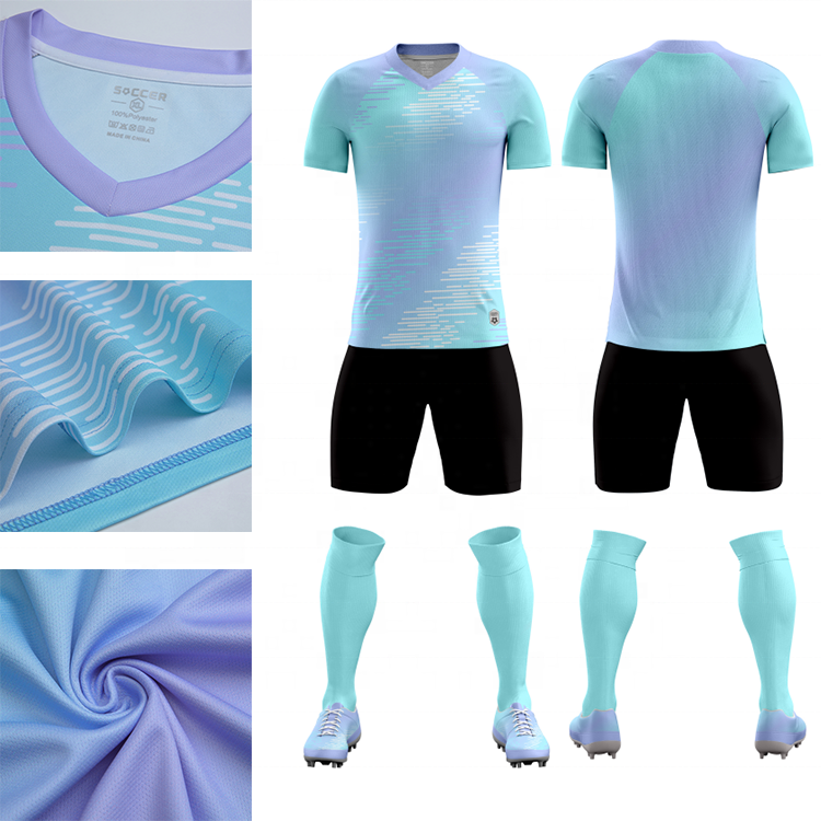 Soccer Sets Sublimation Jersey Quality Football Jersey Men's Football Uniform Set Team Football Jersey Soccer Wear