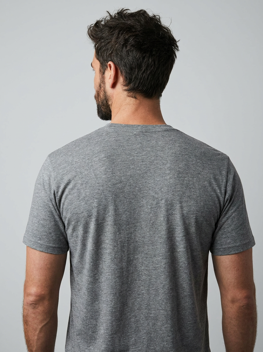 Gym Apparel Men's Vintage Athletic Tri Blend T Shirt Custom Graphite Heather Blank Tee Ultra Soft Gym Running Triblend T-shirt