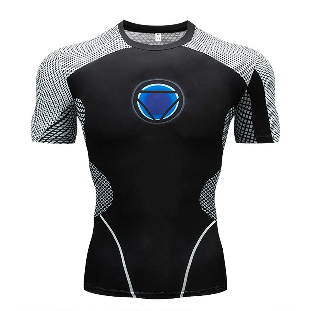 Custom Logo Sublimation Tight Fitness Wears Wholesale Compression Shirts