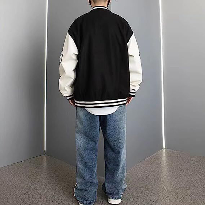 Custom Varsity Pullover Baseball Jacket College Sports Outer for Men