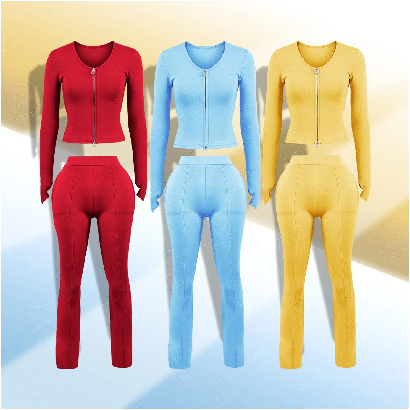 High-Waist Leggings Tummy Control Compression Fit Seamless Soft Comfortable Stretchable Breathable Moisture-Wicking Gym Yoga Running Sports Wear